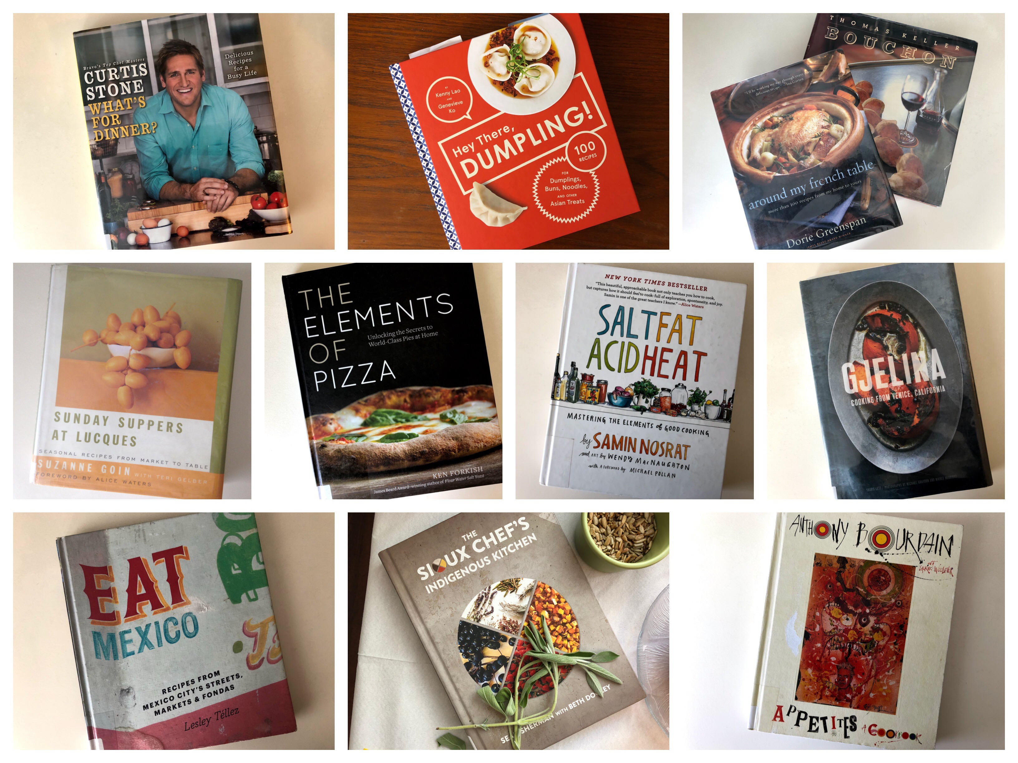Holiday Year in Review cookbooks
